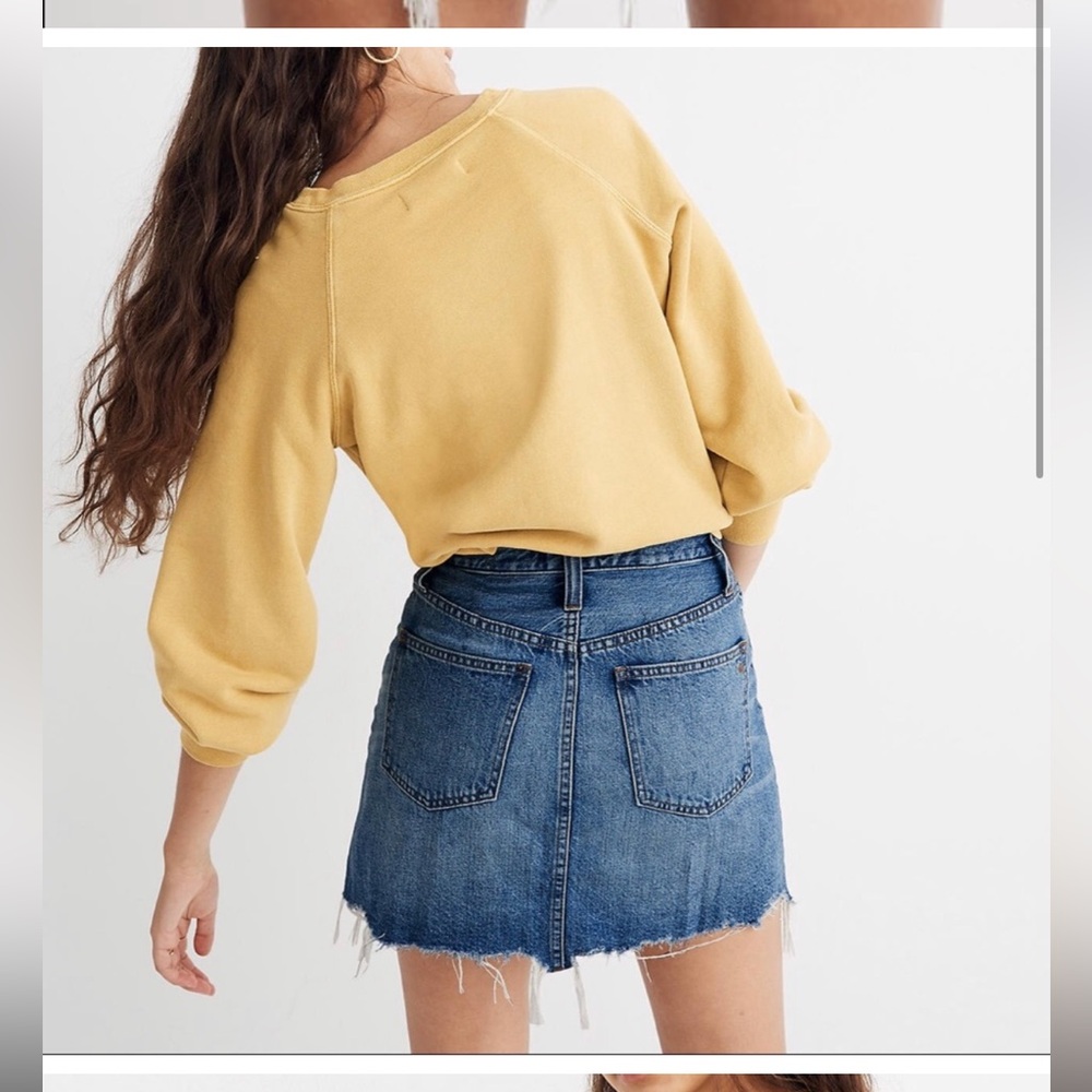 Madewell size 25 rigid a line skirt - Picture 4 of 7